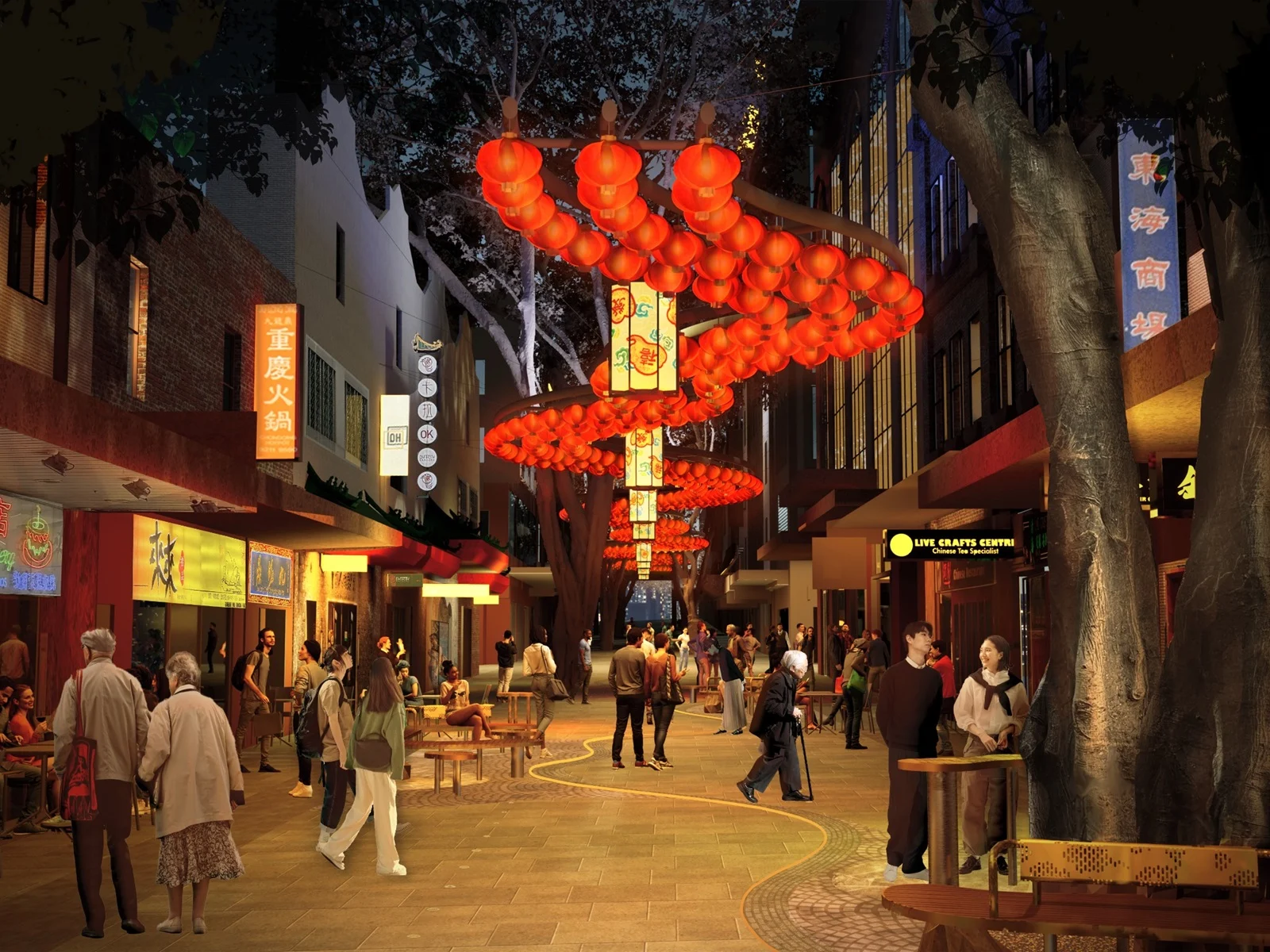 Dixon Street public art render.